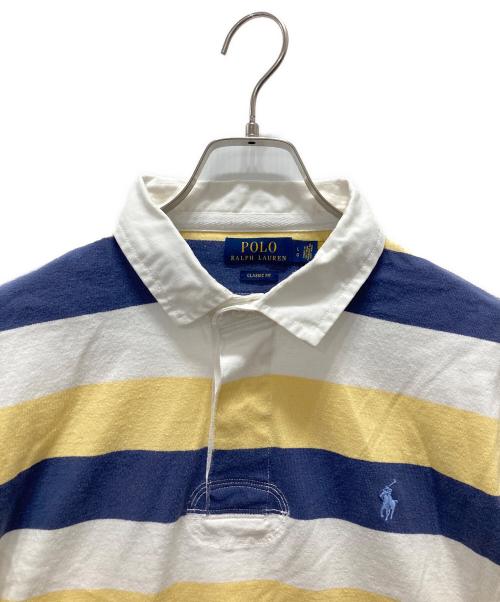 POLO RALPH LAUREN（ポロ・ラルフローレン）POLO RALPH LAUREN (ポロ・ラルフローレン) 半袖ラガーシャツ イエロー サイズ:Lの古着・服飾アイテム