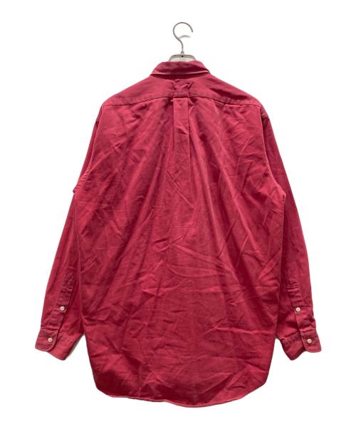 POLO RALPH LAUREN（ポロ・ラルフローレン）POLO RALPH LAUREN (ポロ・ラルフローレン) ロング丈ボタンダウンシャツ レッド サイズ:Mの古着・服飾アイテム