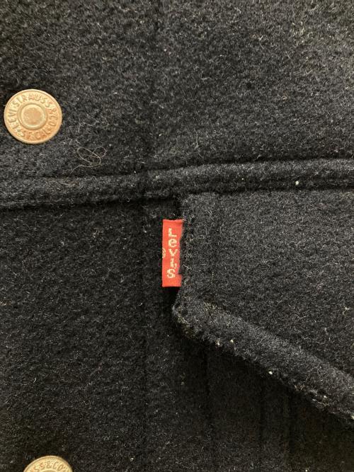 LEVI'S（リーバイス）LEVI'S (リーバイス) 袖レザー切替スタジャン ブラック サイズ:Lの古着・服飾アイテム