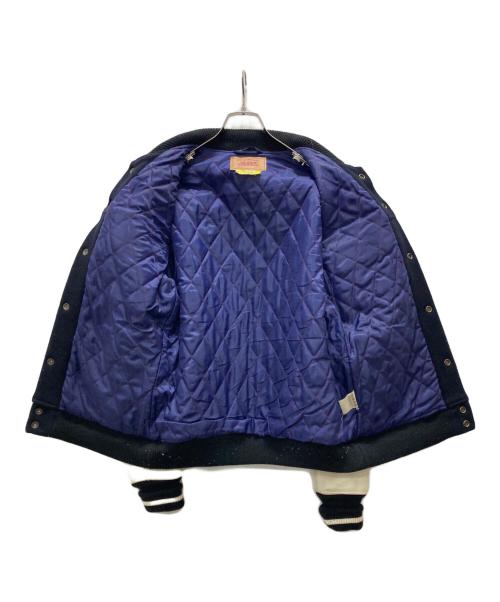 LEVI'S（リーバイス）LEVI'S (リーバイス) 袖レザー切替スタジャン ブラック サイズ:Lの古着・服飾アイテム