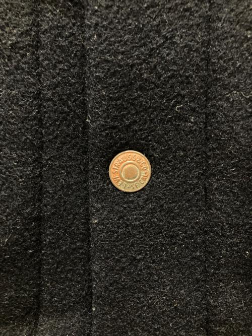 LEVI'S（リーバイス）LEVI'S (リーバイス) 袖レザー切替スタジャン ブラック サイズ:Lの古着・服飾アイテム