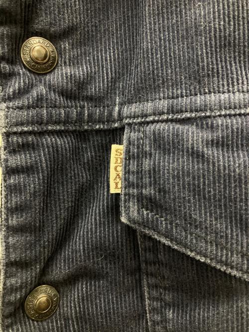 STANDARD CALIFORNIA（スタンダードカリフォルニア）STANDARD CALIFORNIA (スタンダードカリフォルニア) コーデュロイジャケット ネイビー サイズ:Mの古着・服飾アイテム