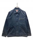 DENIMEドゥニーム）の古着「デニムカバーオール」｜ネイビー