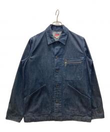 DENIME（ドゥニーム）の古着「デニムカバーオール」｜ネイビー
