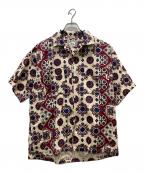 FREAK'S STORE×SOMANIフリークスストア×）の古着「オープンカラーシャツ」｜ベージュ