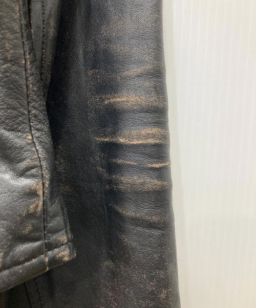 DIESEL（ディーゼル）DIESEL (ディーゼル) L-EGRAD レザージャケット ブラウン サイズ:38の古着・服飾アイテム