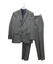 BURBERRY BLACK LABEL（バーバリーブラックレーベル）の古着「3ピース セットアップスーツ」｜グレー