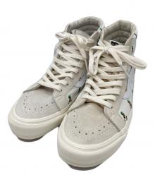 VANS×kicks/hi（ヴァンズ×キックスハイ）の古着「別注ハイカットスニーカー/SK8-HI」｜ベージュ