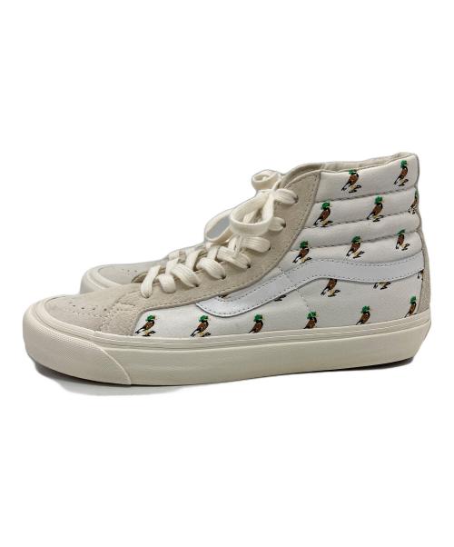VANS（ヴァンズ）VANS (ヴァンズ) kicks/hi (キックスハイ) 別注ハイカットスニーカー/SK8-HI ベージュ サイズ:27の古着・服飾アイテム