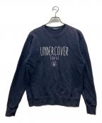 UNDERCOVERアンダーカバー）の古着「クルーネックスウェット」｜ネイビー