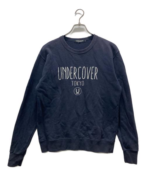 UNDERCOVER（アンダーカバー）UNDERCOVER (アンダーカバー) クルーネックスウェット ネイビー サイズ:Mの古着・服飾アイテム
