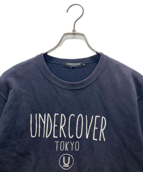 UNDERCOVER（アンダーカバー）UNDERCOVER (アンダーカバー) クルーネックスウェット ネイビー サイズ:Mの古着・服飾アイテム