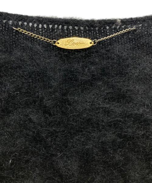 Lisiere（リジェール）Lisiere (リジェール) カシミヤニット ブラック サイズ:記載無しの古着・服飾アイテム