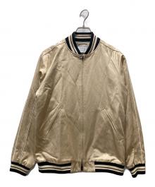 WRAPINKNOT×EDIFICE（ラッピンノット×エディフィス）の古着「切替ブルゾン」｜ベージュ