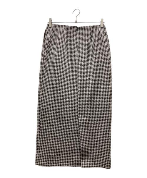 AK+1（エーケーワン）AK+1 (エーケーワン) ウールミルド スカート ブラウン サイズ:38 未使用品の古着・服飾アイテム