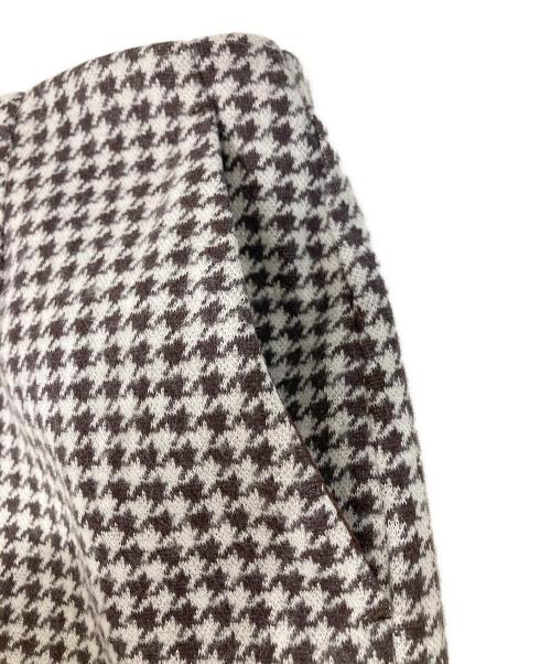 AK+1（エーケーワン）AK+1 (エーケーワン) ウールミルド スカート ブラウン サイズ:38 未使用品の古着・服飾アイテム