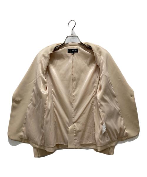 INDIVI（インディヴィ）INDIVI (インディヴィ) セットアップスーツ ベージュ サイズ:36の古着・服飾アイテム