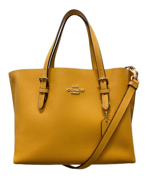 COACH（コーチ）COACH (コーチ) モリー トート2WAYバッグ イエローの古着・服飾アイテム