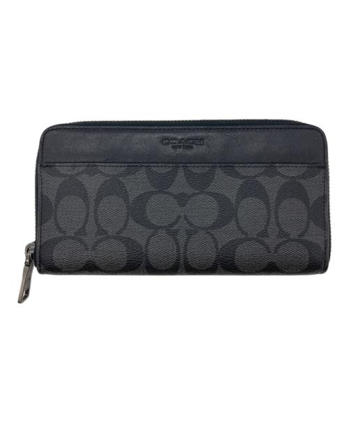 COACH（コーチ）COACH (コーチ) 長財布 ブラックの古着・服飾アイテム