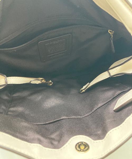 COACH（コーチ）COACH (コーチ) ハンドバッグ ホワイトの古着・服飾アイテム