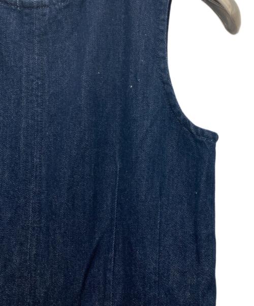 STYLE MIXER（スタイルミキサー）STYLE MIXER (スタイルミキサー) ペプラムデニムオールインワン ネイビー サイズ:Mの古着・服飾アイテム