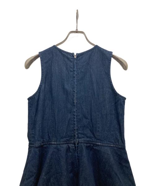 STYLE MIXER（スタイルミキサー）STYLE MIXER (スタイルミキサー) ペプラムデニムオールインワン ネイビー サイズ:Mの古着・服飾アイテム