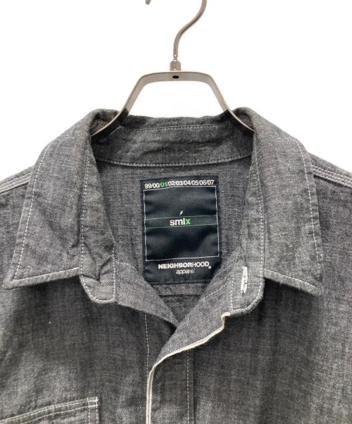 NEIGHBORHOOD（ネイバーフッド）NEIGHBORHOOD (ネイバーフッド) 01's シャンブレーシャツ/アーカイブY2K グレー サイズ:xの古着・服飾アイテム