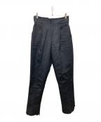 TOGA PULLAトーガ プルラ）の古着「裾デザインタックパンツ」｜ブラック