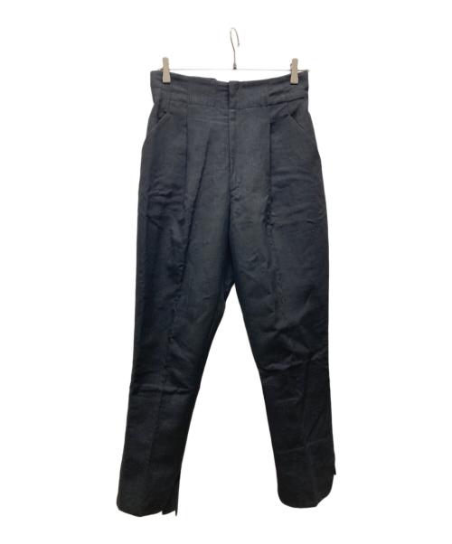 TOGA PULLA（トーガ プルラ）TOGA PULLA (トーガ プルラ) 裾デザインタックパンツ ブラック サイズ:36の古着・服飾アイテム