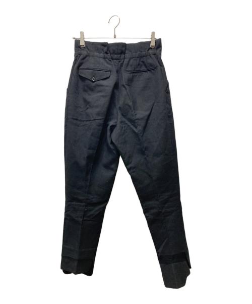 TOGA PULLA（トーガ プルラ）TOGA PULLA (トーガ プルラ) 裾デザインタックパンツ ブラック サイズ:36の古着・服飾アイテム