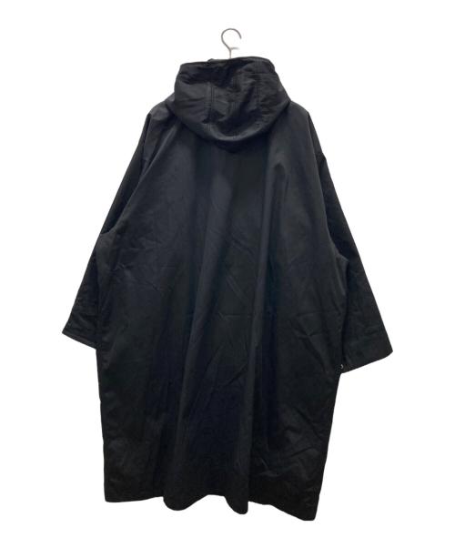 Keels（キールズ）Keels (キールズ) オーバーサイズモッズコート ブラック サイズ:XLの古着・服飾アイテム