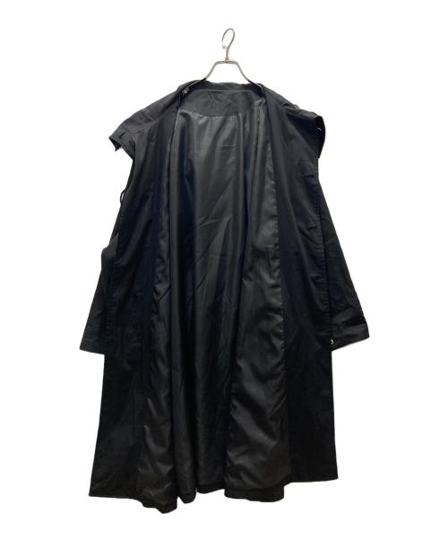 Keels（キールズ）Keels (キールズ) オーバーサイズモッズコート ブラック サイズ:XLの古着・服飾アイテム
