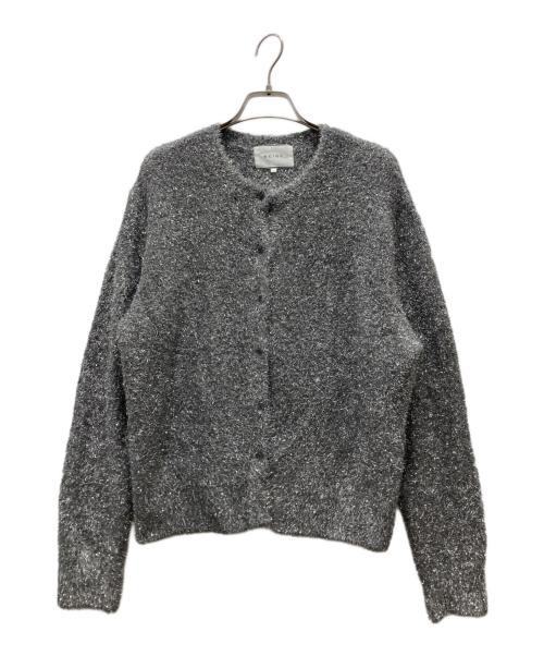 BEIGE（ベイジ）BEIGE (ベイジ) シャギーニットカーディガン グレー サイズ:4の古着・服飾アイテム