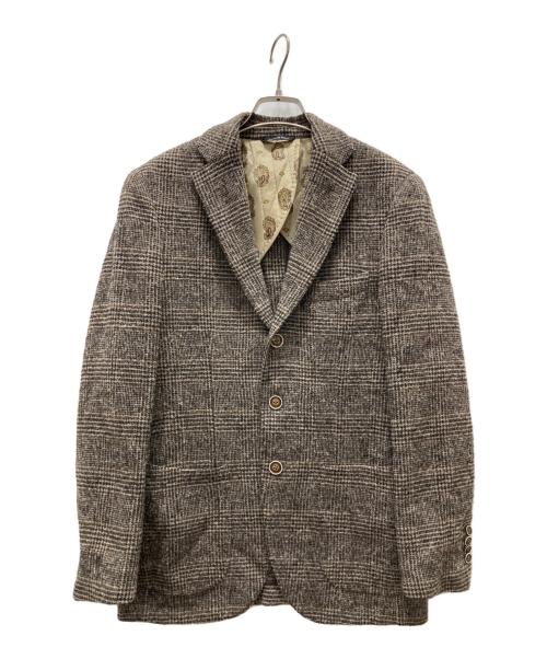G-Stage（ジーステージ）G-Stage (ジーステージ) テーラードジャケット ブラウン サイズ:44の古着・服飾アイテム