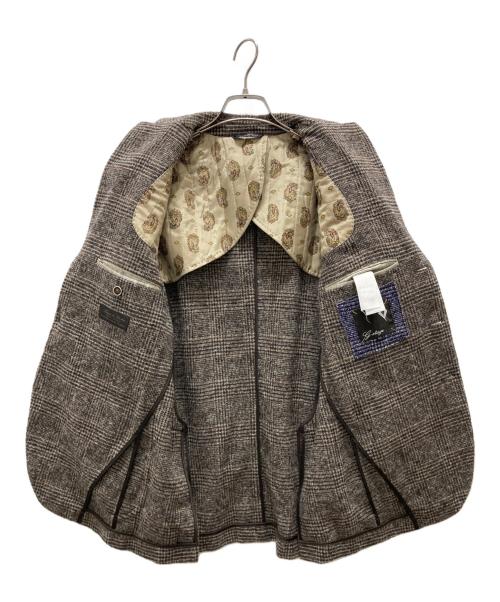 G-Stage（ジーステージ）G-Stage (ジーステージ) テーラードジャケット ブラウン サイズ:44の古着・服飾アイテム