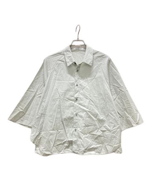 GALERIE VIE（ギャルリーヴィー）GALERIE VIE (ギャルリーヴィー) コットンツイル ラグランスリーブシャツ グレー サイズ:Fの古着・服飾アイテム