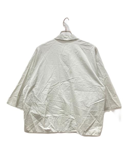 GALERIE VIE（ギャルリーヴィー）GALERIE VIE (ギャルリーヴィー) コットンツイル ラグランスリーブシャツ グレー サイズ:Fの古着・服飾アイテム
