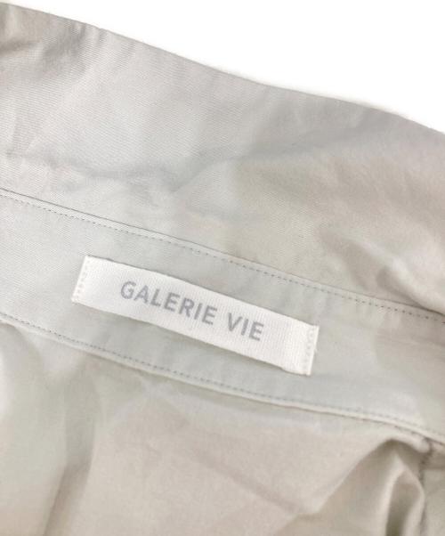 GALERIE VIE（ギャルリーヴィー）GALERIE VIE (ギャルリーヴィー) コットンツイル ラグランスリーブシャツ グレー サイズ:Fの古着・服飾アイテム