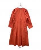 PS Paul SmithＰＳポールスミス）の古着「ブラウスワンピース」｜オレンジ