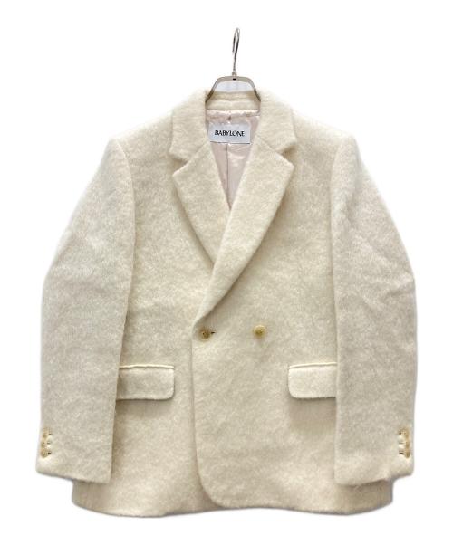 BABYLONE（バビロン）BABYLONE (バビロン) シャギージャケットコート ベージュ サイズ:Fの古着・服飾アイテム