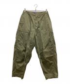 THE NORTH FACEザ ノース フェイス）の古着「Ripstop Wide Cropped Field Pants」｜オリーブ