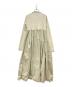 HeRIN.CYE (ヘリンドットサイ) Mountain form dress アイボリー×ベージュ サイズ:38：5000円