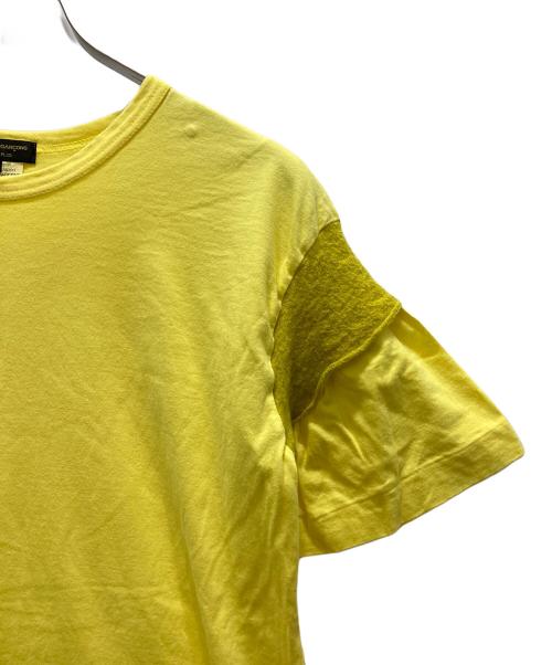 COMME des GARCONS HOMME PLUS（コムデギャルソンオムプリュス）COMME des GARCONS HOMME PLUS (コムデギャルソンオムプリュス) 袖切替半袖カットソー イエロー サイズ:Sの古着・服飾アイテム