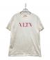 VALENTINO（ヴァレンティノ）の古着「VLTN ロゴプリントTシャツ」｜ホワイト