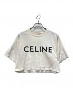 CELINEセリーヌ）の古着「プリントTシャツ」｜ホワイト