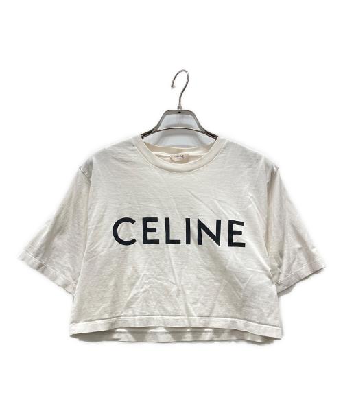 CELINE（セリーヌ）CELINE (セリーヌ) プリントTシャツ ホワイト サイズ:Sの古着・服飾アイテム