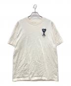 PUMA×AMI Alexandre Mattiussiプーマ×アミアレクサンドルマテュッシ）の古着「別注ワンポイントワッペン Tシャツ」｜ホワイト