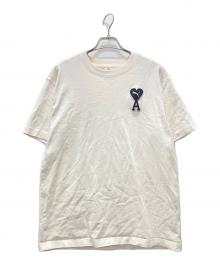 PUMA×AMI Alexandre Mattiussi（プーマ×アミアレクサンドルマテュッシ）の古着「別注ワンポイントワッペン Tシャツ」｜ホワイト