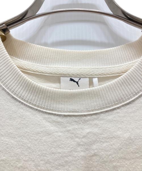 PUMA（プーマ）PUMA (プーマ) AMI Alexandre Mattiussi (アミアレクサンドルマテュッシ) 別注ワンポイントワッペン Tシャツ ホワイト サイズ:US　Sの古着・服飾アイテム