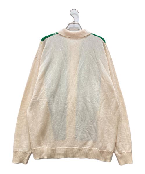 flagstuff（フラグスタフ）flagstuff (フラグスタフ) ニットカーディガン ベージュ サイズ:XLの古着・服飾アイテム